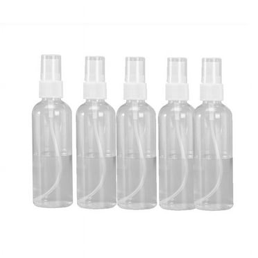 Spray Bottles,2oz/50ml Clear Empty Fine Mist Plastic Mini Travel Bottle Set,Small Refillable Liquid Containers