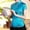 czb# Sky Blue595, variant on Women Cheongsam Shirt Floral Print Short Sleeve Mandarin Collar Button Down Slim Fit Traditional Blouse Fashionable Soft Breathable Lightweight Casual Party Dailywear,,S