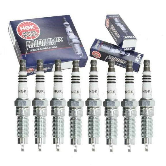 8 pc NGK Iridium IX Spark Plugs compatible with Ford F-150 4.6L 5.4L V8 2008-2010