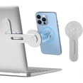 thumbnail image 1 of (Silver)Compatible with MagSafe iPhone 15/14/13/12 Series Magnetic Cell Phone Holder - Adjustable - All Phones - Foldable Laptop Stand -, 1 of 4