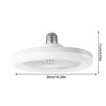 thumbnail image 3 of Binmer E27 Ceiling Fan With Lights Enclosed Low Fan Light Ceiling Light With Fan Hidden Fan Delier Gimbal Lamp Three Color Dimming, 3 of 9