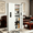 White, variant on In-Wall Rifle Safe, 53"H Fingerprint Touch Panel Gun Safe with Adjustable Shelves, Hidden Steel Security Cabinet, 4 Unlock Methods, White