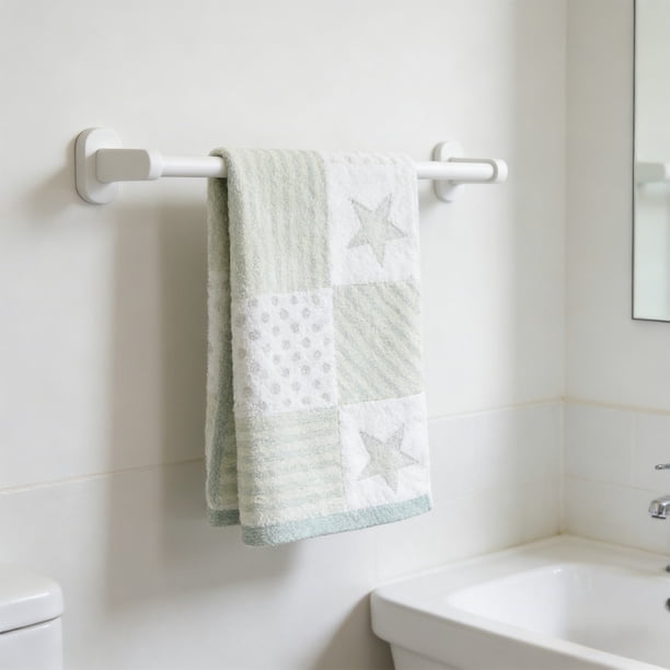 Cute And Playful Children's Five Pointed Star Print Hand Towel Fiber Face Towel For Kindergarten