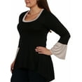 thumbnail image 2 of Pebble Beach Maternity Tunic Top -- Available in Plus Sizes, 2 of 3