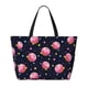thumbnail image 2 of Disketp Cartoon Donut Planets Bolsa de Playa de Gran Capacidad, Bolso Impermeable y a Prueba de Arena para Mujer, Ideal para Playa, Piscina y Natación, 2 of 7