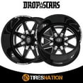 thumbnail image 2 of 22x12 Dropstars F61BM1 Forged Gloss Black Wheel 8x180 -51, 2 of 5