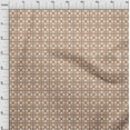thumbnail image 4 of oneOone Cotton Poplin Rust Brown Fabric Asian Block Floral Sewing Craft Projects Fabric Prints By Yard 42 Inch Wide, 4 of 4