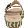 thumbnail image 3 of Sam Edelman Women's Kenzie Green Zebra Linen Sport Sandals 8.5M, 3 of 6