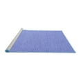 thumbnail image 2 of Ahgly Company Machine Washable Indoor Round Abstract Blue Contemporary Area Rugs, 7' Round, 2 of 4