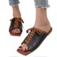 thumbnail image 2 of Fashion Strappy Squared Toe Flat Sandals Non-Slip Comfortable Beach Shoes for Trip Outdoor Wear, 2 of 5