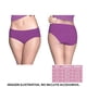 thumbnail image 3 of Hipster Fruit of the Loom para dama, Colección 360⁰ Stretch Comfort Cotton, Multicolor Talla 7, 3 Piezas, 3 of 4