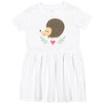 thumbnail image 3 of Inktastic Hedgehog Lover Girls Girls Toddler Dress, 3 of 5