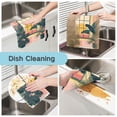 thumbnail image 2 of Yayeee 6 Pack Kitchen Dish Cloths Set for Washing Soft Drying Absorbent Microfiber Towels, Pink Sunset, 2 of 9