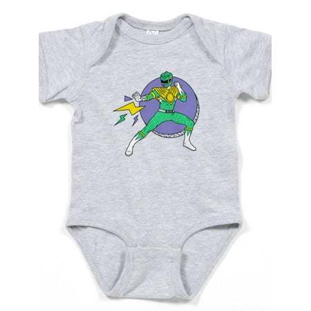 

CafePress - Green Ranger Lightning Bolts - Cute Infant Bodysuit Baby Romper