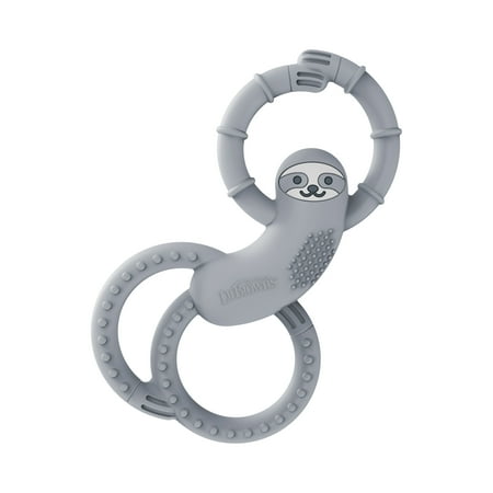 UPC: 0072239324929 | Dr. Brown’s Flexees Sloth Teether Gray