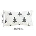 thumbnail image 3 of Nkmbld Christmas Throw Pillows Christmas Holiday Pillowcase, Super Soft Pillows Cover for Living Room Bedroom Sofa Couch Cushion Cover, Gray, 3 of 8