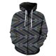 thumbnail image 1 of Sudadera con capucha y cremallera con estampado abstracto para hombre, chaqueta de gran tamaño con capucha, unisex, informal, estilo Harajuku, moda moderna, hip hop, manga larga, 1 of 6
