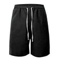 thumbnail image 2 of Men'S Casual Corduroy Shorts Comfortable Breathable Summer Shorts For Daily Wear Sports Outdoor Activities Lightweight Relaxed Fit Black XXL, 2 of 8