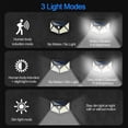 thumbnail image 4 of Luces solares FloreceBien para exteriores, sensor de movimiento, luz de pared para exteriores con energía solar, luces de seguridad solares a prueba de agua con modo de iluminación, ángulo amplio, 4 of 6