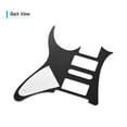 thumbnail image 4 of HSH Electric Guitar Pickguard PVC Anti-scratch Suitable for Ibanez G250 Guitar Replacement Parts Black Pearl 3 Layers, 4 of 7