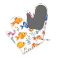 thumbnail image 4 of A Pair Of Heat Insulation And Anti-Perm Gloves 7×11in Thick Anti-Perm Palm With Silicone Piece Lanyard Design Is Easy To Hang Cute Fish, 4 of 8