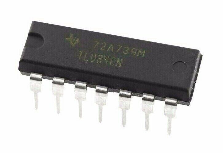 Texas Instruments TL084CN TL084 Quad High Slew Rate JFET-Input OP Amp (Pack of 5)