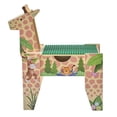 thumbnail image 4 of Teamson Kids Jungle Giraffe Kids Activity Table with Blocks, Track & 24-Piece Set, 4 of 10