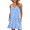 A7-Blue White Flower, variant on PPYOUNG Women's Summer Casual V Neck T Shirt Dresses Simple Tank Vest Dress Beach Cover up