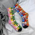 thumbnail image 5 of Calcetines deportivos divertidos con dibujos animados de Snoopy y Peanuts, calcetines deportivos cómodos de tubo medio de Charlie Brown, suaves para mujeres y hombres, idea de regalo de cumpleaños, 5 of 5