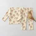 thumbnail image 4 of Conjuntos de pijamas navideños para niños, ropa para niños de 2 uds., ropa de dormir para niños de 1 a 6 años, 4 of 4