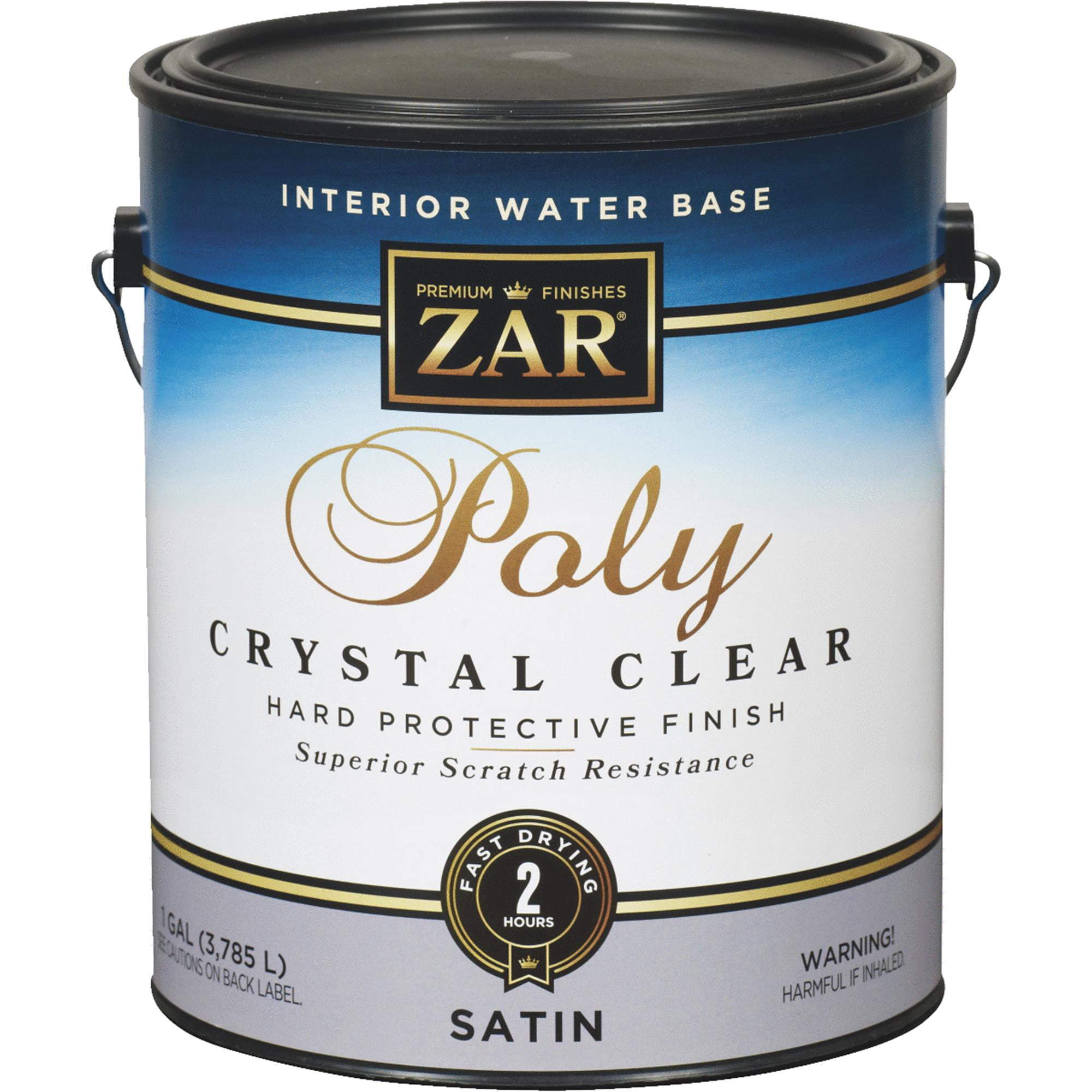Satin Polyurethane, WaterBased, 1Gal. Pack of 2