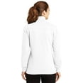 thumbnail image 2 of Sport-Tek ®  Ladies 1/4-Zip Sweatshirt. Lst253 4Xl White, 2 of 3