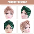 thumbnail image 3 of ADDHAT 2Ud Gorro Turbante De Con Étnico Y Estilo Bohemio En Colores Surtidos Para, 3 of 7