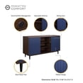 thumbnail image 4 of Duane Sideboard made from Engineered Wood in Dark Brown and Navy Blue, 4 of 25