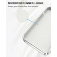 thumbnail image 4 of case for iPhone 13 Mini Case with Ring Holder Magnetic Kickstand Soft TPU Non-Slip Matte Back Cover Microfiber Lining Anti-Scratch Shockproof Full-Body Protective Case for iPhone 13 Mini(White), 4 of 14
