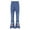 Type D, variant on Kids Girls Ruffle Flare Raw Hem Denim Pants High Waisted Bell Bottom Jeans Casual Trousers Type G 100/L