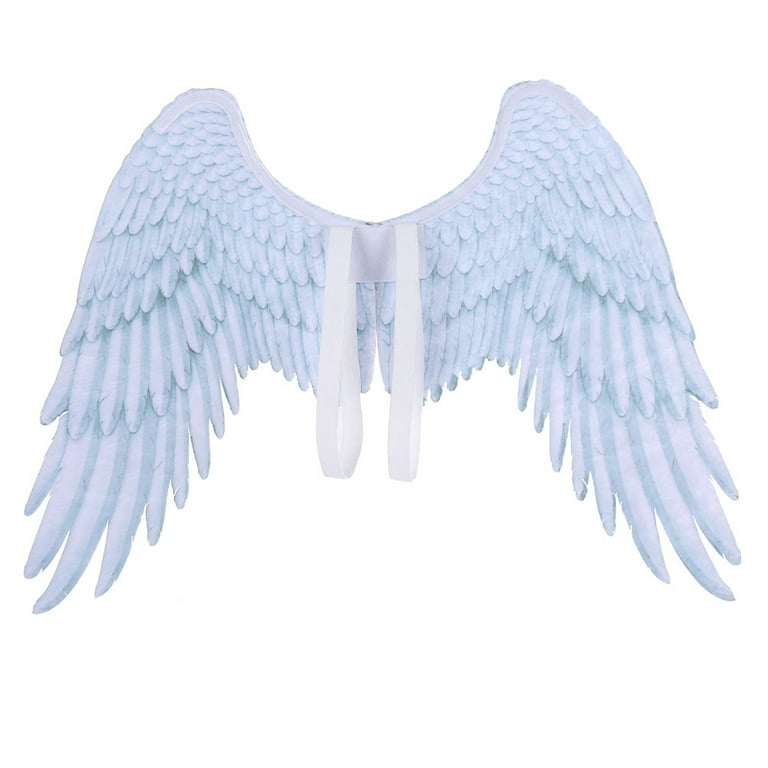 Halloween Props Devil Wings Realistic White Angel Costume Halloween Cosplay  Props for Kids Adults - AliExpress