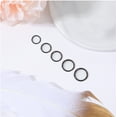 thumbnail image 2 of 20G Clicker Nose Piercing Septum Ring Basic Black Conch Helix Cartilage Piercing Earring, 2 of 6
