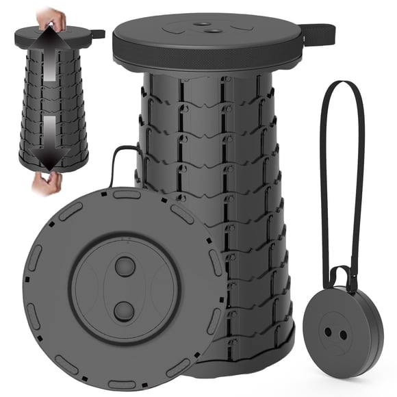 Taburete Plegable Portátil PLOGGING, Ajustable 6-45 cm, 200 kg