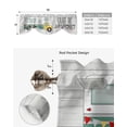 thumbnail image 5 of Summer Camper Travel Wood Grain Small Curtain Rod Pocket Short Curtains Home Decor Partition Cabinet Door Window Curtains, 5 of 6