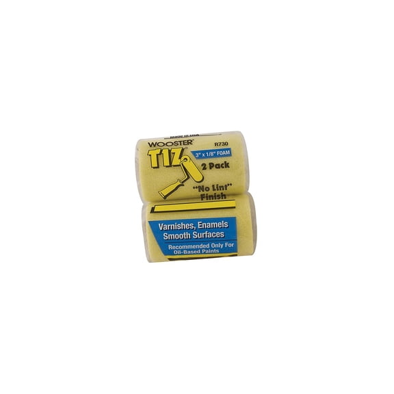 Wooster Genuine 3" Tiz 2-Pack Foam Roller Cover - R730-3