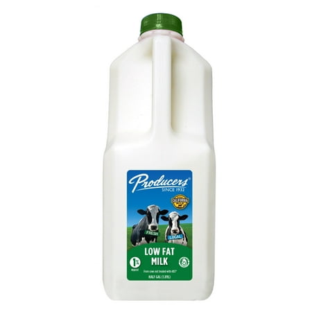 Producers 1% Low-Fat Milk, Half Gallon