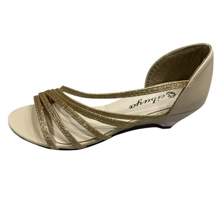 

Youmylove Fashion Solid Color Women Casual Shoes Roman Spring Sandals Toe Summer Shoes Hollow Peep Toe Sandals Bohemian Comfortable Stylish Shoes Ladies Footwear