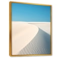 thumbnail image 2 of Designart "Pristine Dune Isolation I" Coastal Floater Framed Canvas Art Print, 2 of 5