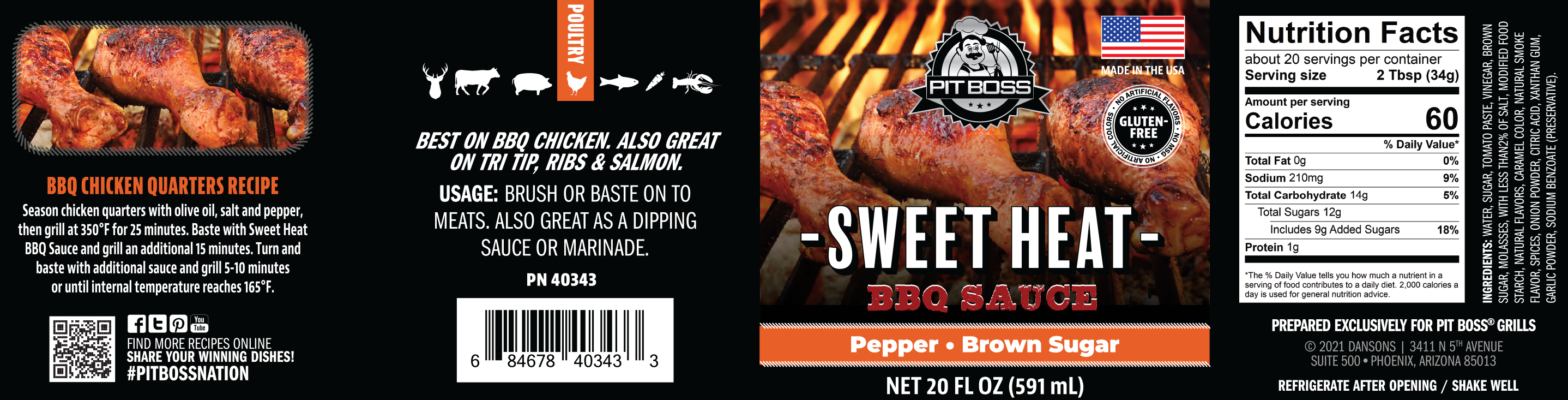Pit Boss Sweet Heat BBQ Sauce - 20 oz. - image 2 of 3