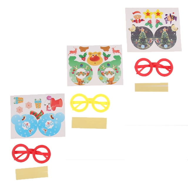 Gafas de dibujos animados decoración para ni?os traje de la novedad fiesta suministros Kit B090 Sunnimix Decoración de gafas para niños