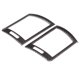 thumbnail image 2 of 2 piezas de moldura de cubierta de marco de salida de aire lateral del tablero de instrumentos del automóvil estilo fibra de carbono de repuesto para Serie 3 E46 1998-2004, 2 of 10