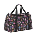 thumbnail image 2 of Balery Rainbow Unicorn And Cat Icecream Bolsa de Gimnasio para Mujeres, Bolsa de Viaje con Bolsillo Húmedo, Bolsa de Fin de Semana para Mujeres, Bolsa de Viaje Resistente al Agua, 2 of 7