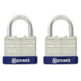 thumbnail image 3 of (4 pack) Brinks Laminated Steel 40mm Keyed Padlock with 7/8in Shackle, 2 pack, 3 of 11