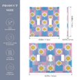 thumbnail image 2 of Yayeee Toggle Light Switch Wall Plate 3-Gang 6.37"x4.48" Decorative Outlet Cover, Playful Daisy, 2 of 7